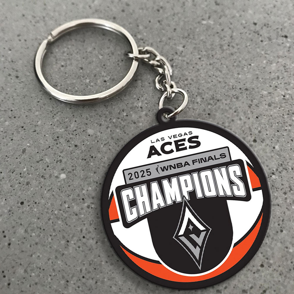 Las Vegas Aces 2025 WNBA Champions Custom Shape 2-sided Keychain – MAITM13356
