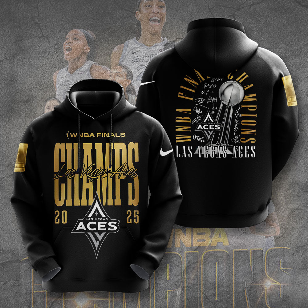 Las Vegas Aces 2025 WNBA Finals Champions 3D Apparel – TANTN17433