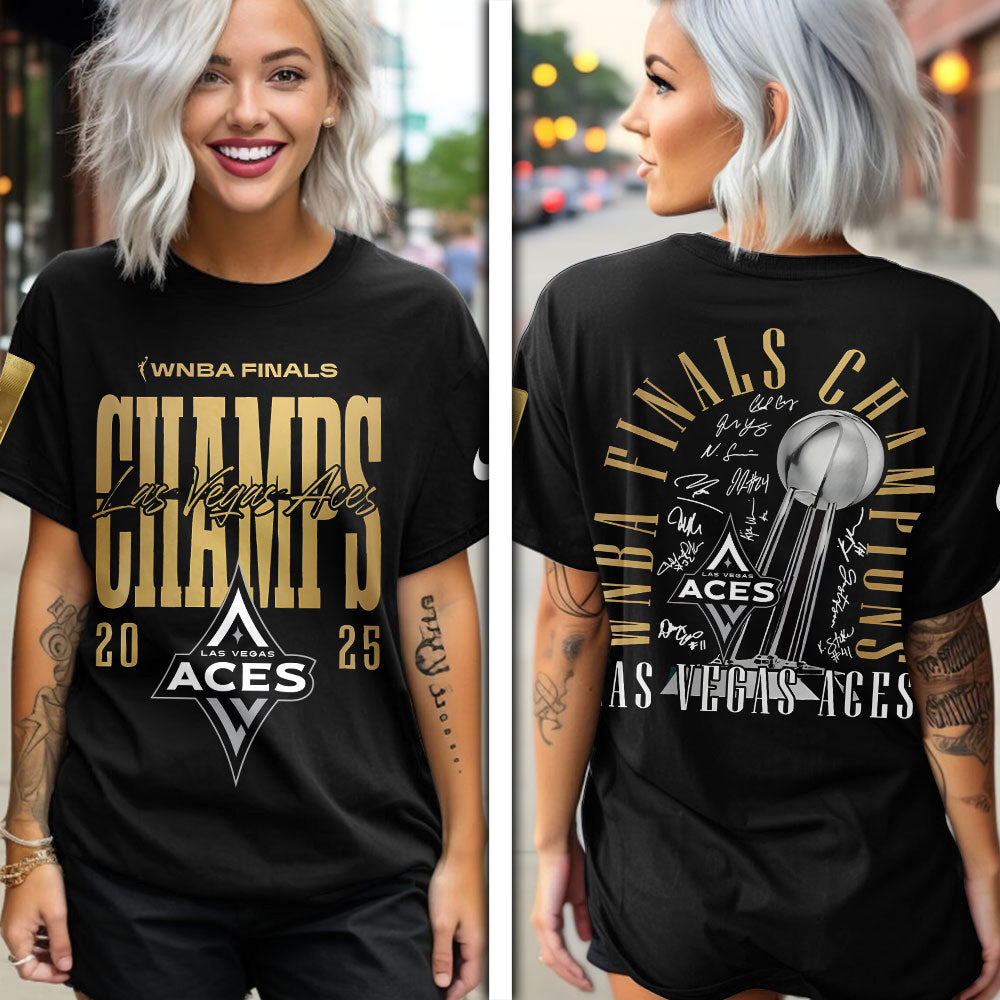 Las Vegas Aces 2025 WNBA Finals Champions 3D Apparel – TANTN17433