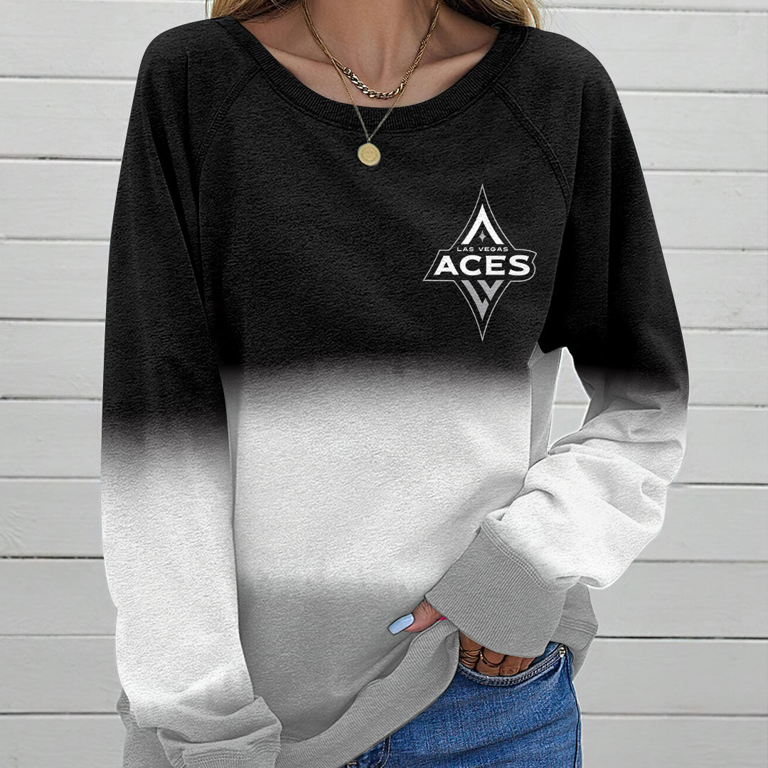 Las Vegas Aces 2025 WNBA Finals Champions Round Neck Raglan Sleeve Sweatshirt – HOATT13758