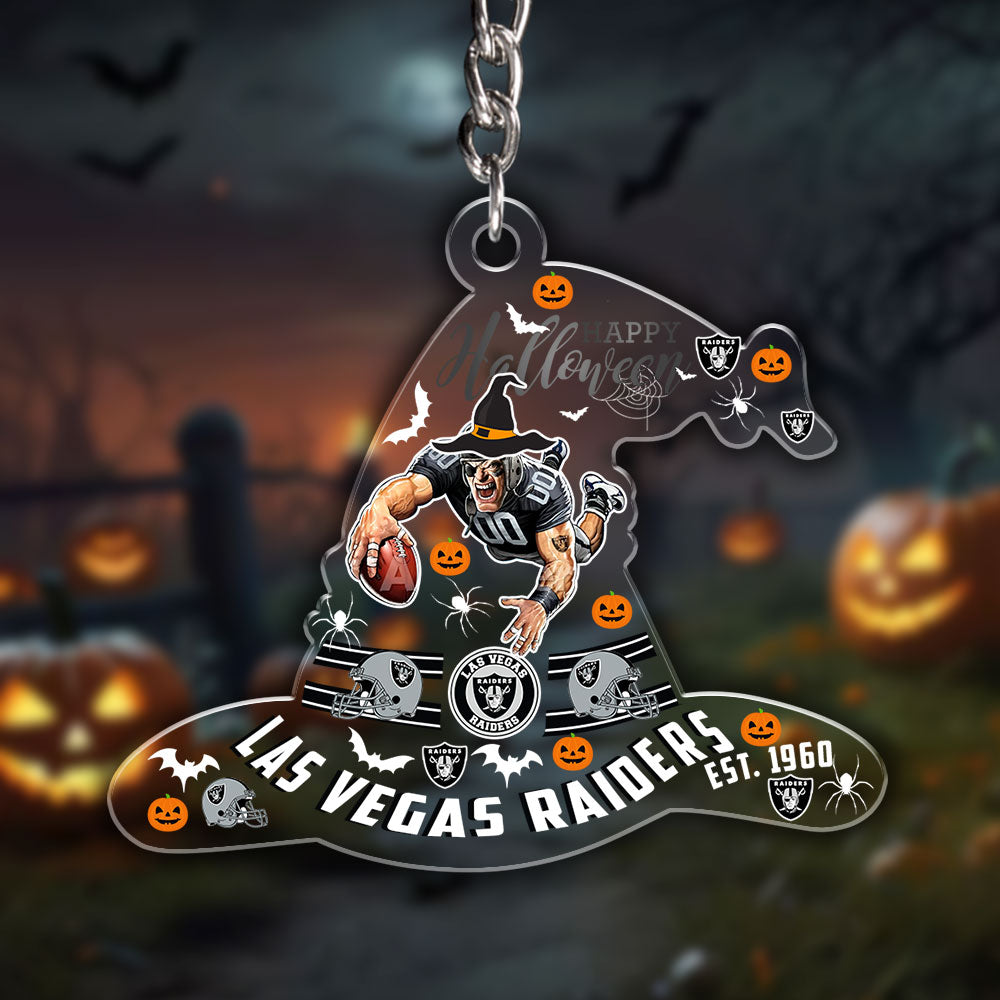Las Vegas Raiders Custom Shape 1-side Printed Acrylic Keychain – HOATT12980