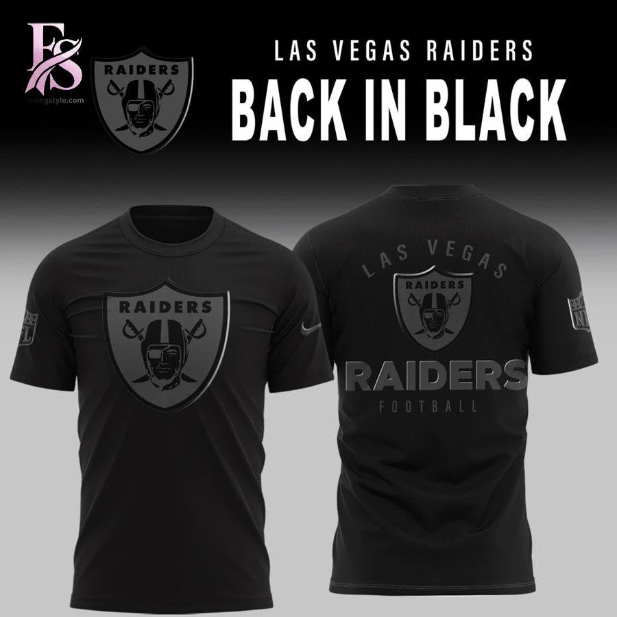 Las Vegas Raiders 2026 Back In Black Shirt