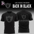 Las Vegas Raiders 2026 Back In Black Shirt