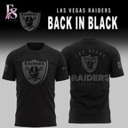 Las Vegas Raiders 2026 Back In Black Shirt