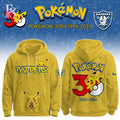 Las Vegas Raiders Pokémon 30th Anniversary Hoodie