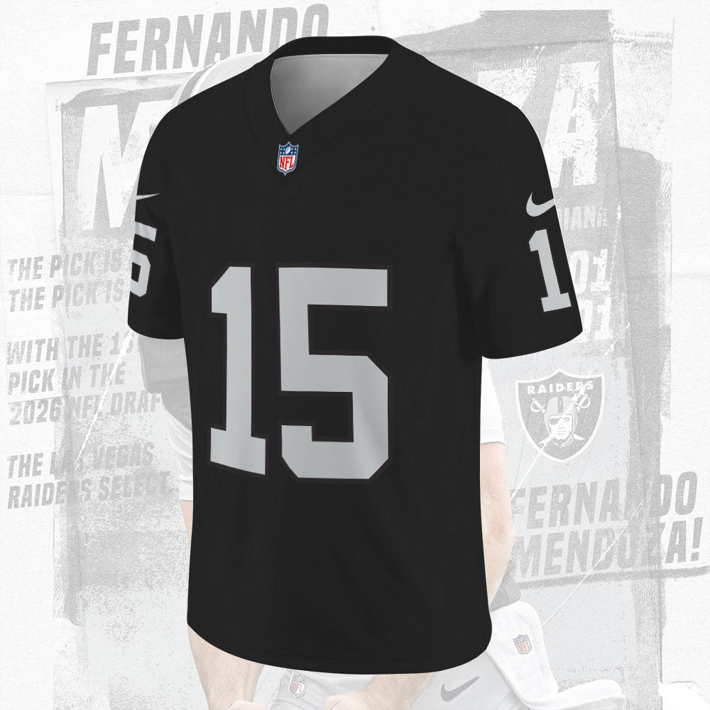 Las Vegas Raiders x Fernando Mendoza 3D Football Jersey – TANTN22559