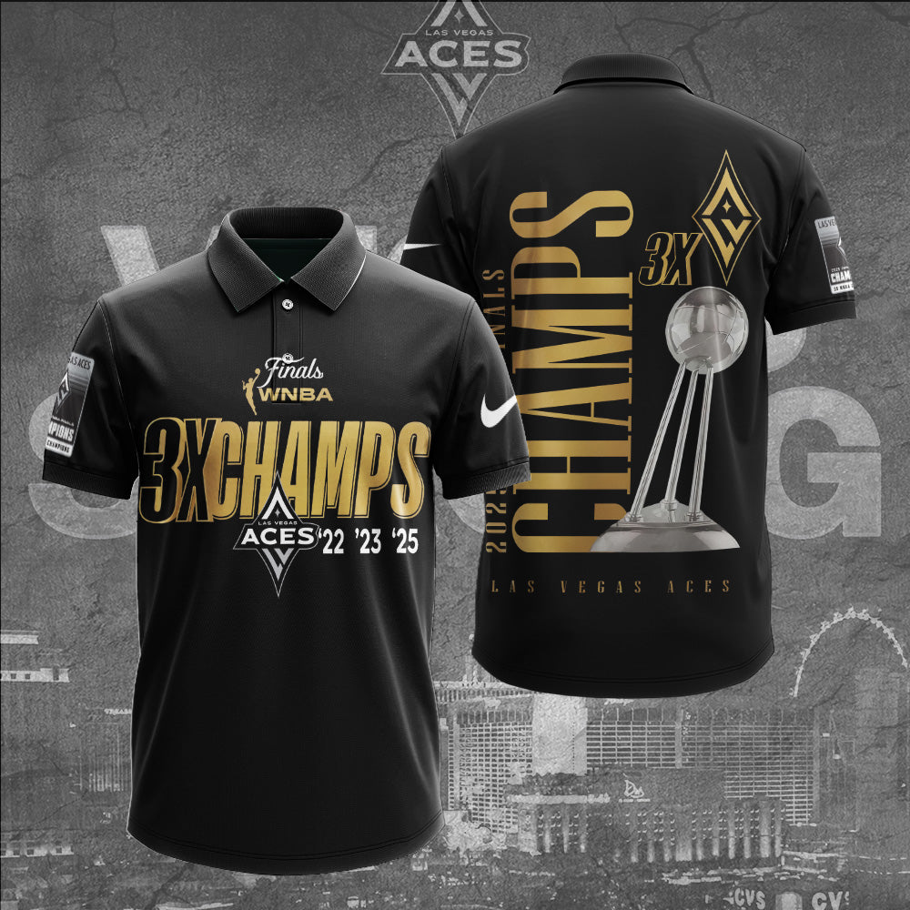 Las Vegas Aces 2025 WNBA Finals Champions 3D Apparel – TANTN17432
