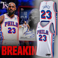 LeBron James White Philadelphia 76ers Swingman Jersey