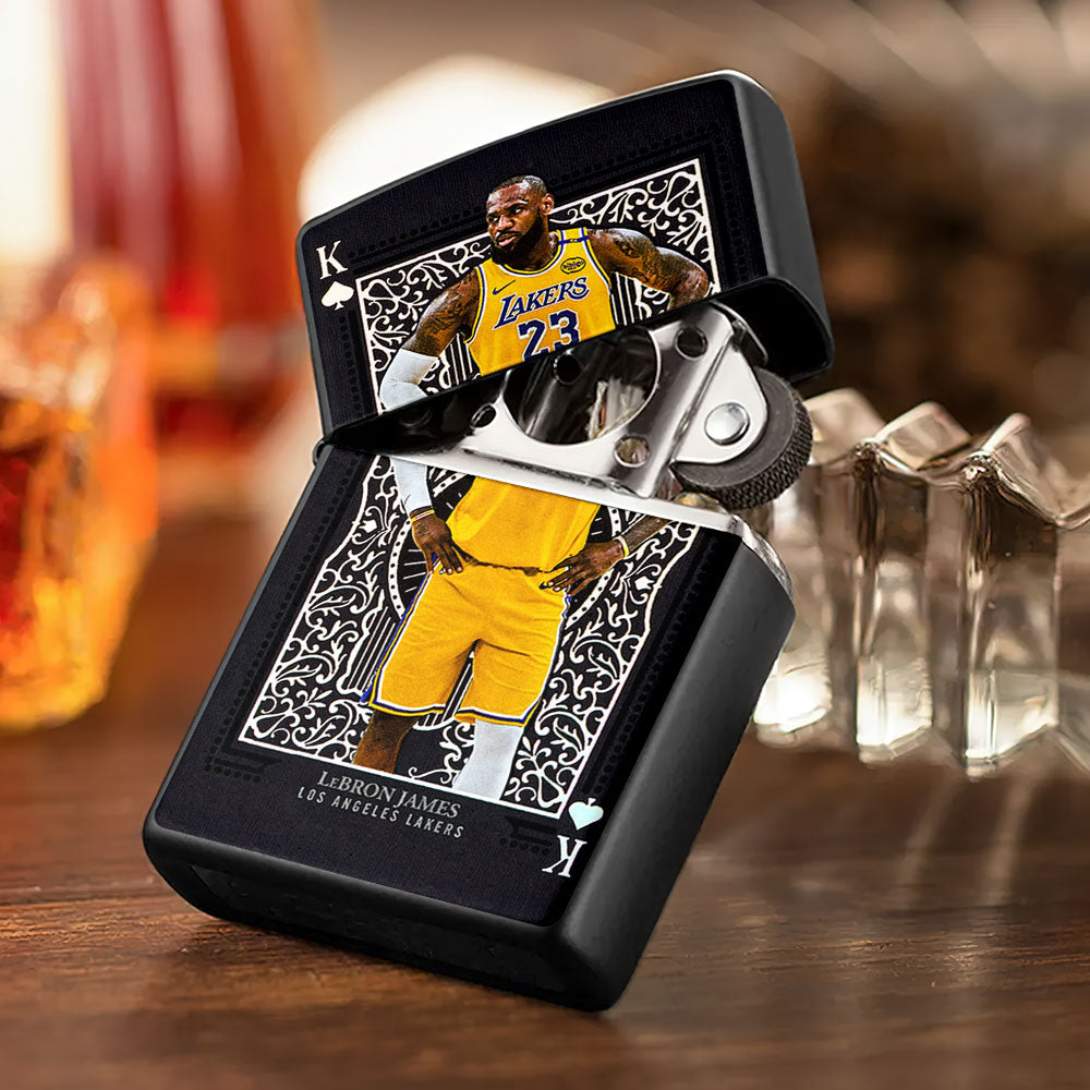 LeBron James x Los Angeles Lakers Zippo Lighter Case (No Insert) – GNE4499