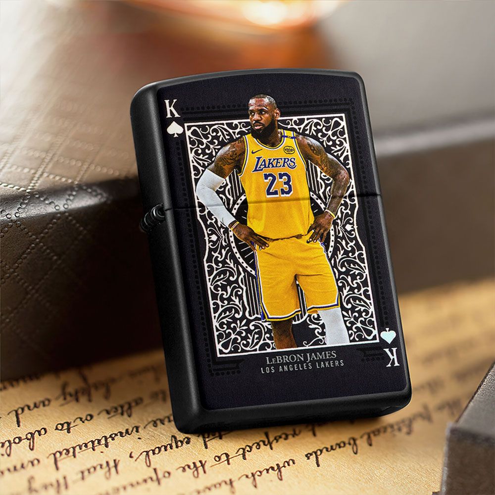LeBron James x Los Angeles Lakers Zippo Lighter Case (No Insert) – GNE4499