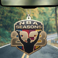Lebron James Seasons 23 Custom shape 2-sided Acrylic Car Ornament – TANTN20234