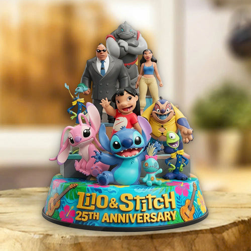 Lilo and Stitch 25th Anniversary Custom Shape Acrylic Plaque – TMTHU7046