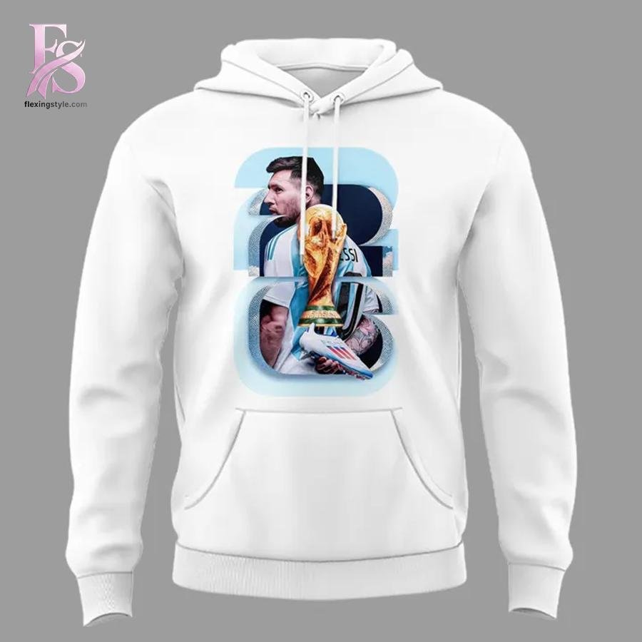 Lionel Messi Argentina World Cup 2026 Hoodie
