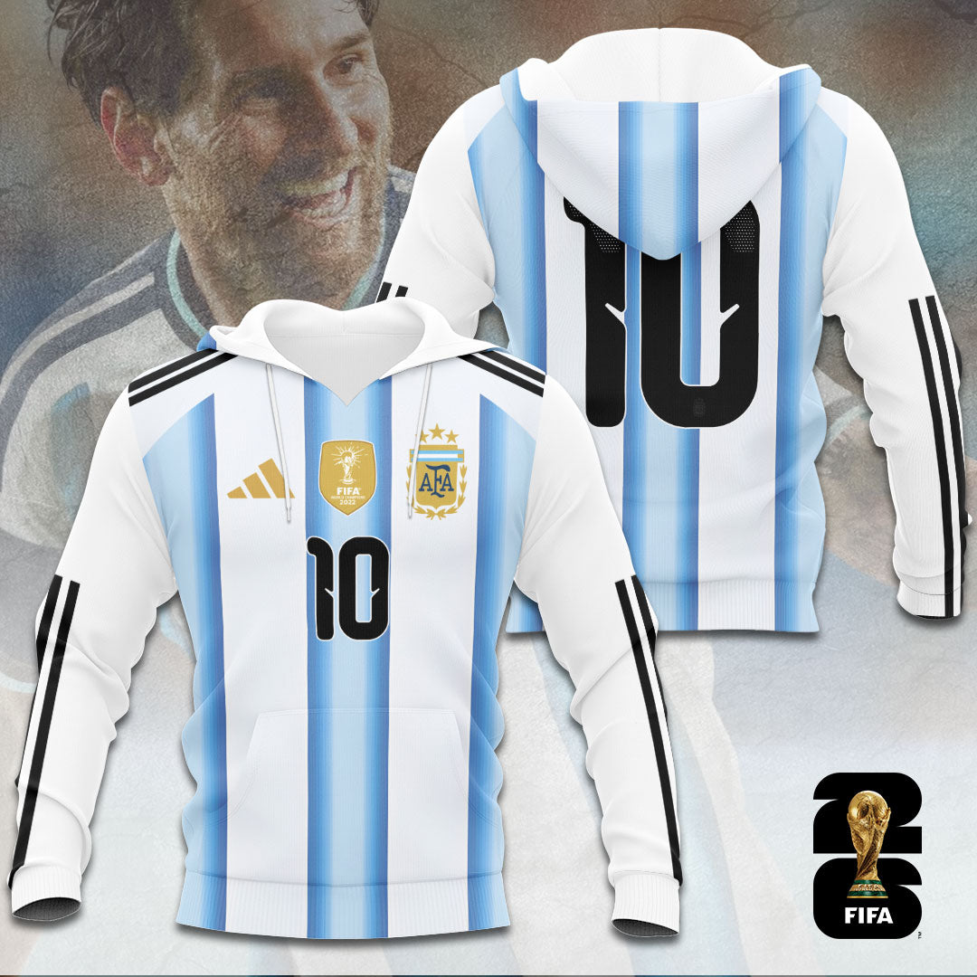 Lionel Messi x Argentina National Football Team World Cup 2026 3D Apparel – TANTN18321