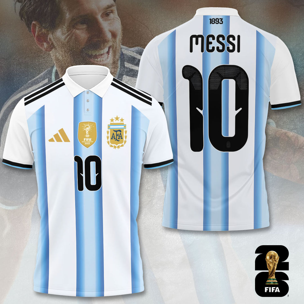 Lionel Messi x Argentina National Football Team World Cup 2026 3D Apparel – TANTN18321