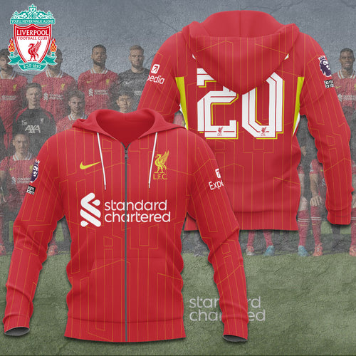 Liverpool FC 2024/25 Premier League Champions 3D Apparel – TANTN 12203
