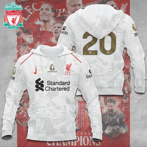 Liverpool FC 2024/25 Premier League Champions 3D Apparel – TANTN 12407