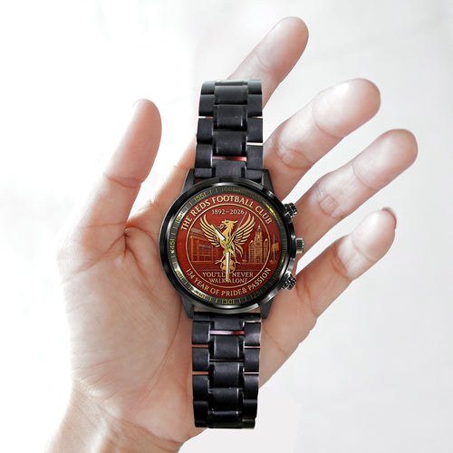 Liverpool FC Black Stainless Steel Watch – TANTN18689