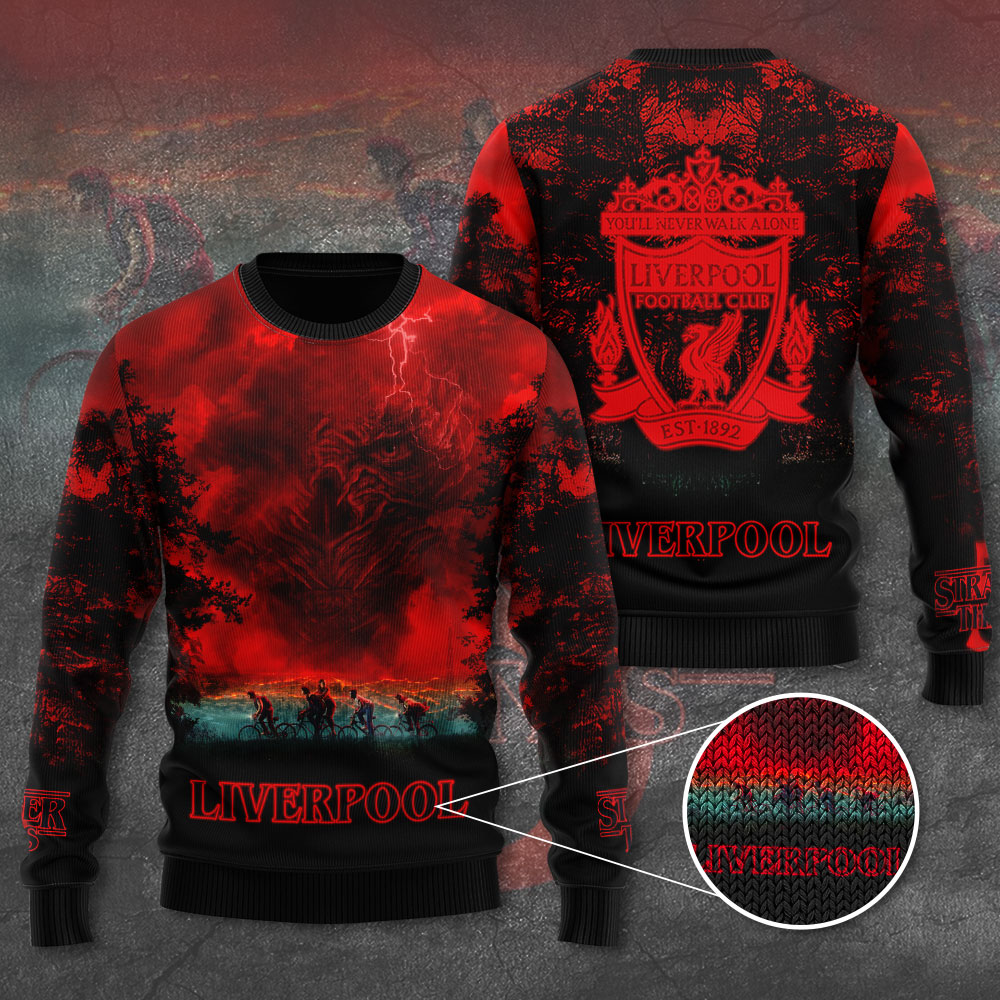 Liverpool FC x Stranger Things Ugly Sweater – TANTN17778