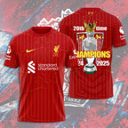 Liverpool FC 2024/25 Premier League Champions 3D Apparel – HOATT 10116
