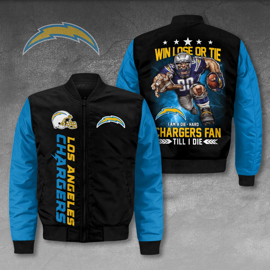 Los Angeles Chargers 3D Bomber Jacket – HOATT12813