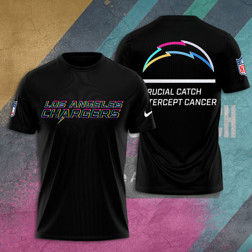 Los Angeles Chargers Crucial Catch 2025 3D Apparel – TANTN15543