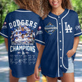 Los Angeles Dodgers 2025 National League Champions Baseball Jersey – HOATT14118