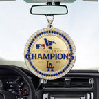 Los Angeles Dodgers 2025 National League Custom shape 2-sided Acrylic Car Ornament – MAITM13543