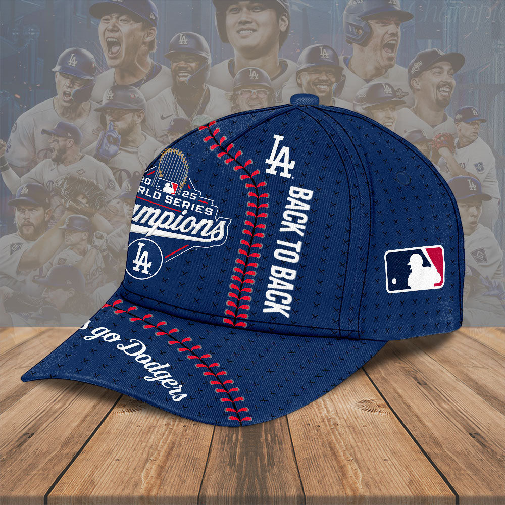 Los Angeles Dodgers 2025 World Series Champions Classic Cap – HOATT14313