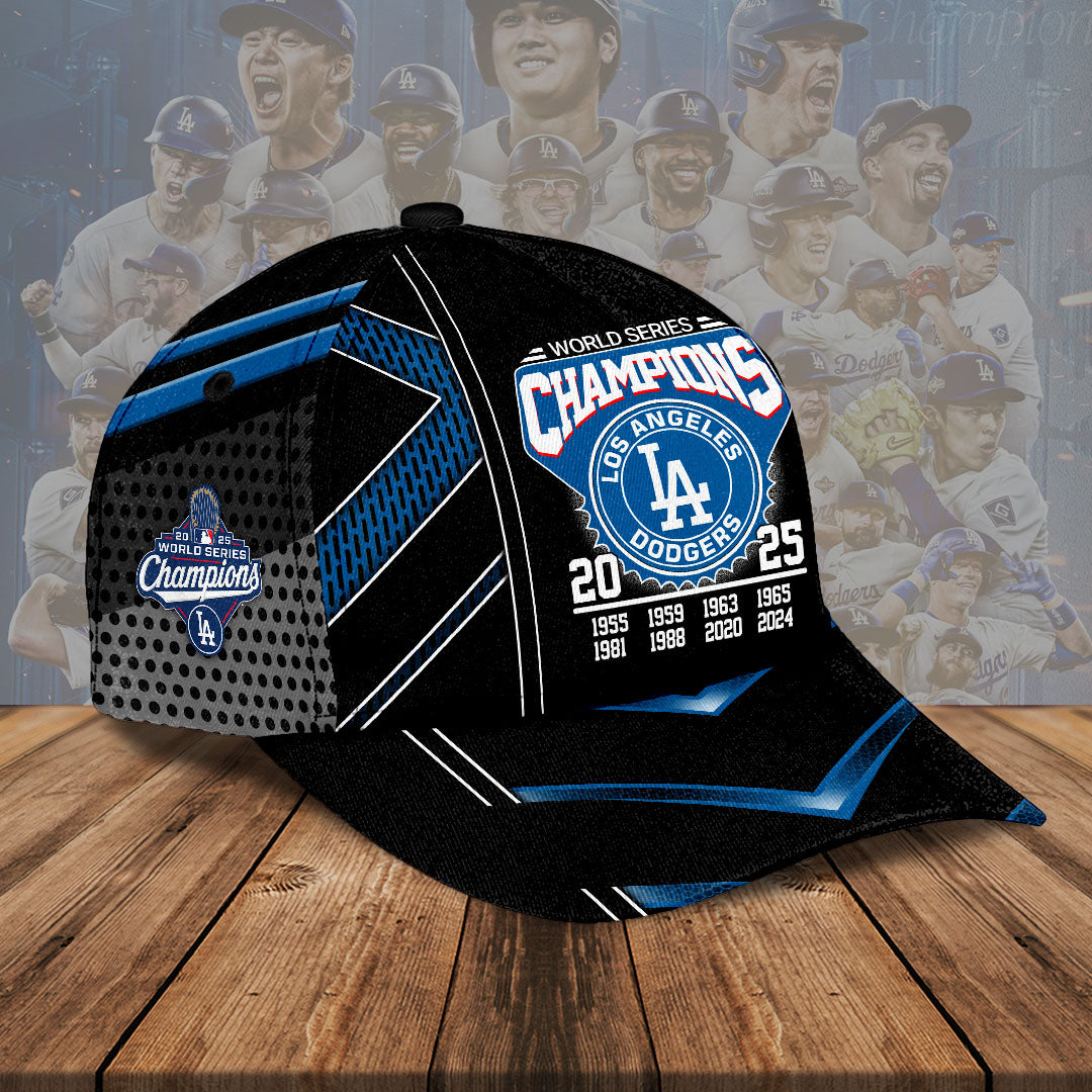 Los Angeles Dodgers 2025 World Series Champions Classic Cap – HOATT14319
