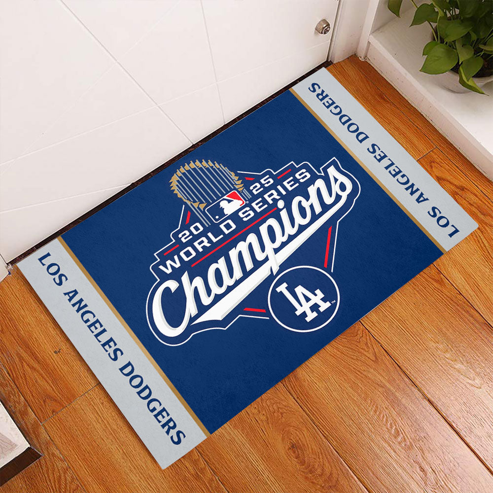 Los Angeles Dodgers 2025 World Series Champions Doormat – MAITM13646