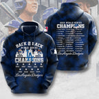 Los Angeles Dodgers 2025 World Series Champions 3D Apparel – MAITM13678