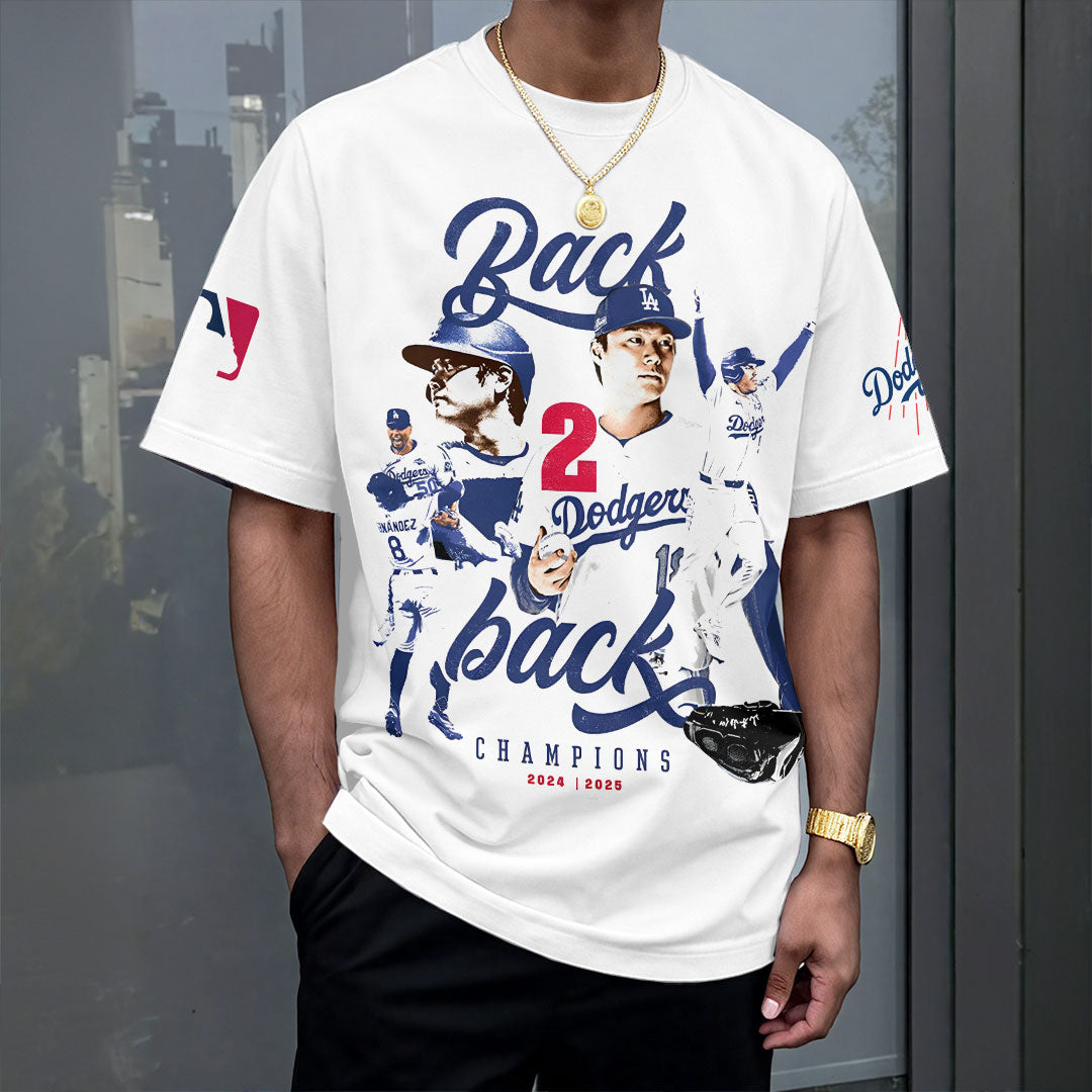 Los Angeles Dodgers 2025 World Series Champions 3D Apparel – HOATT14801