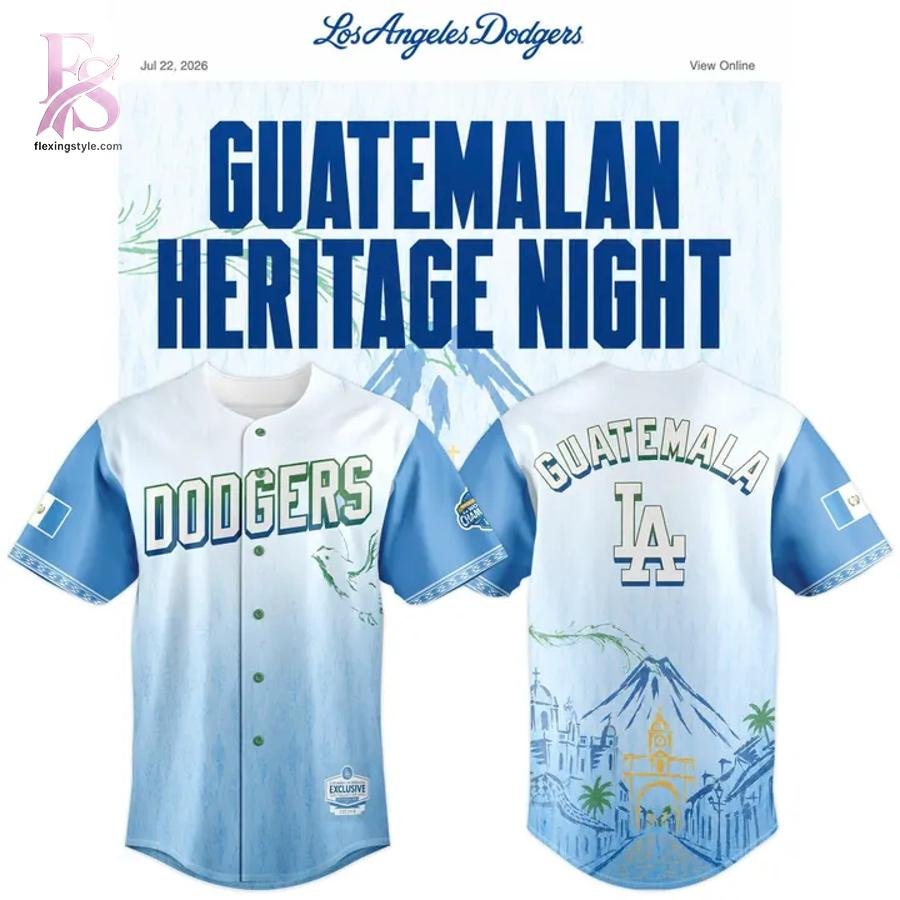 Los Angeles Dodgers 2026 Guatemalan Heritage Night Jersey