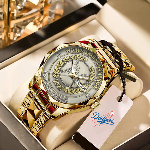 Los Angeles Dodgers Alloy Luxury Quartz Watch – GNE4612