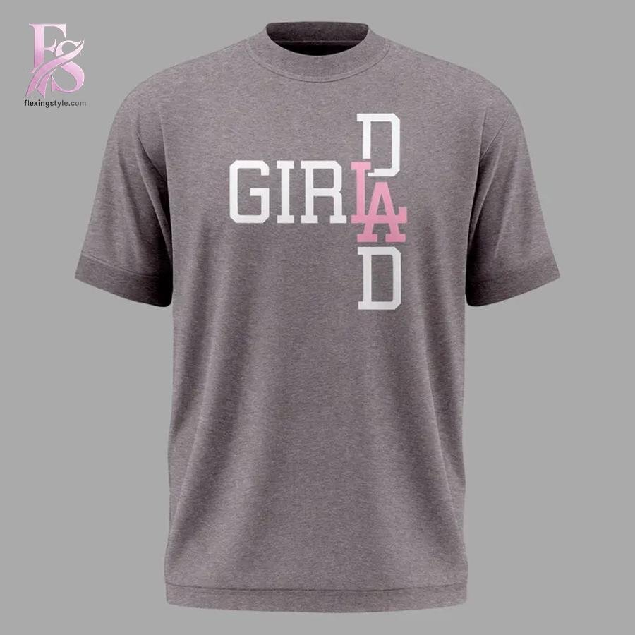 Los Angeles Dodgers Girl Dad T-Shirt