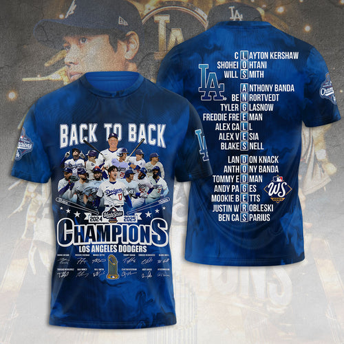 Los Angeles Dodgers World Series 2025 3D Apparel – TANTN18345