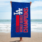 Los Angeles Dodgers World Series 2025 Rectangle Beach Towel – TANTN18058