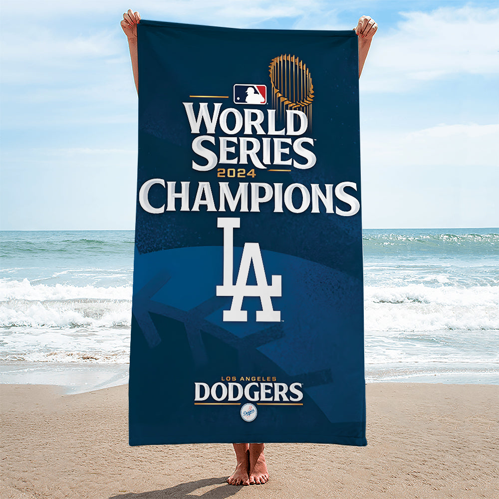 Los Angeles Dodgers World Series 2025 Rectangle Beach Towel – TANTN18142