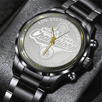 Los Angeles Dodgers World Series 2025 Black Stainless Steel Watch – TANTN18146