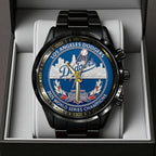 Los Angeles Dodgers World Series 2025 Black Stainless Steel Watch – TANTN18570