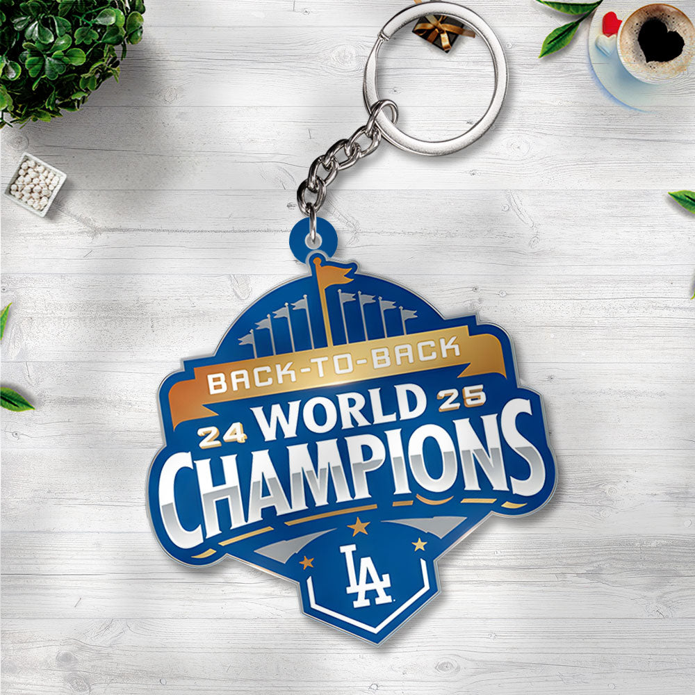 Los Angeles Dodgers World Series 2025 Custom Shape 2-sided Keychain – TANTN18042