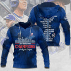 Los Angeles Dodgers World Series 2025 3D Apparel – TANTN18341
