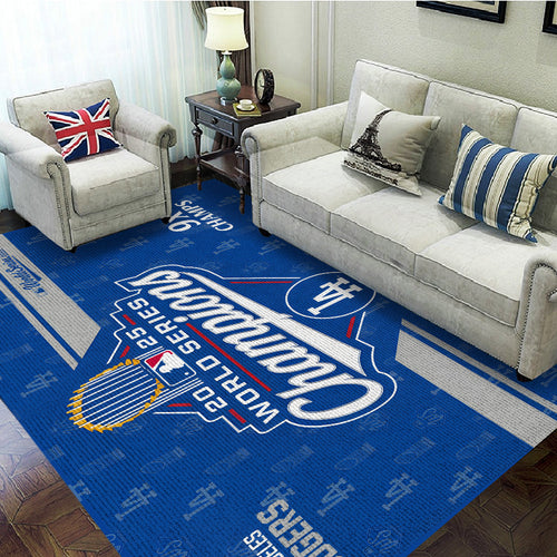 Los Angeles Dodgers World Series 2025 Rectangular Rug – TANTN18242