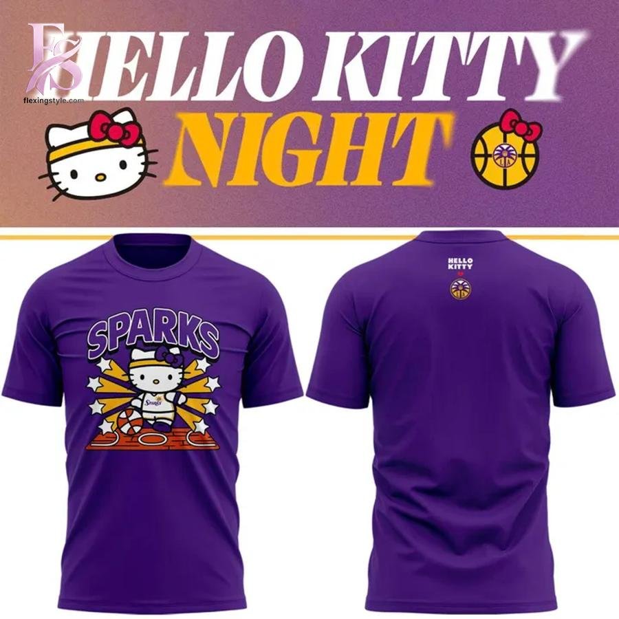 Los Angeles Sparks x Hello Kitty T-Shirt
