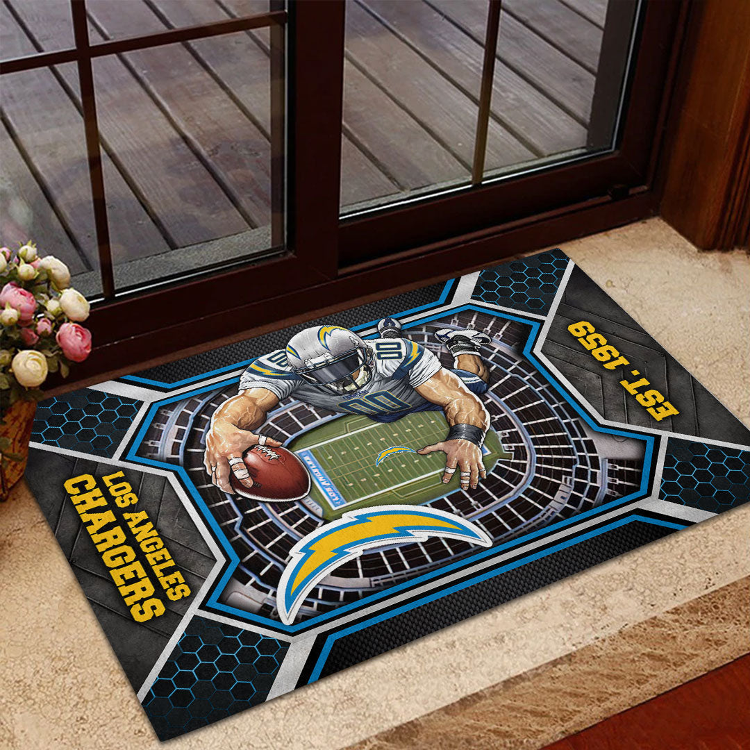 Los Angeles Chargers Custom Doormat – HOATT12625