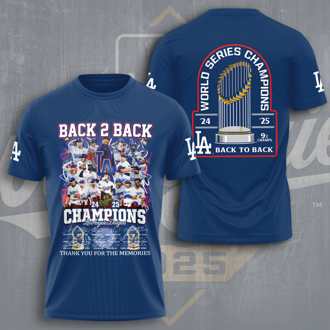 Los Angeles Dodgers 3D Apparel – TMTHU1965