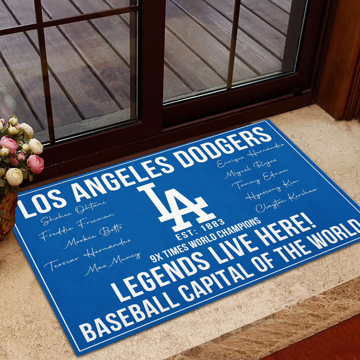 Los Angeles Dodgers Doormat – TMTHU1932