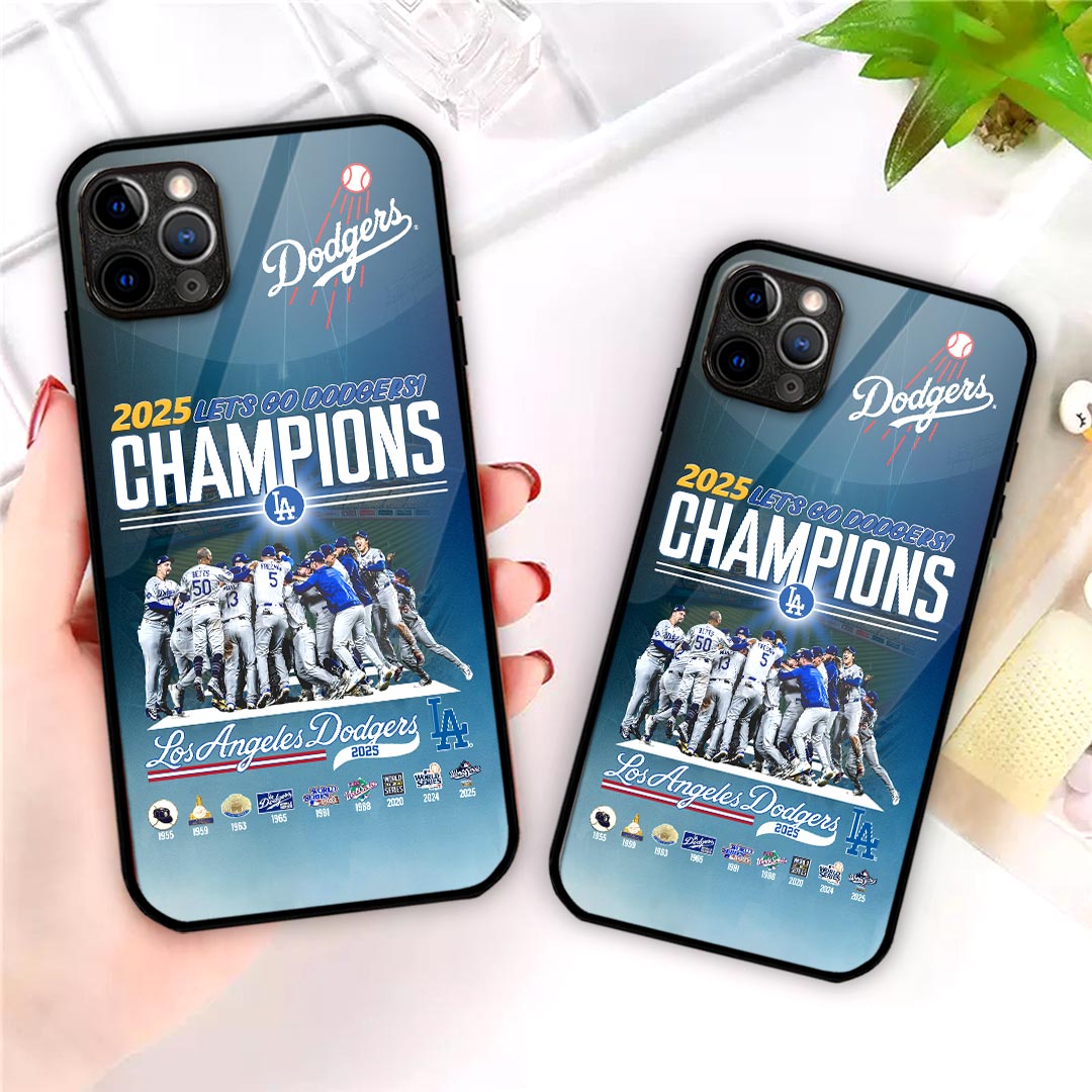 Los Angeles Dodgers 2025 World Series Champions Phone Case – HOATT14386