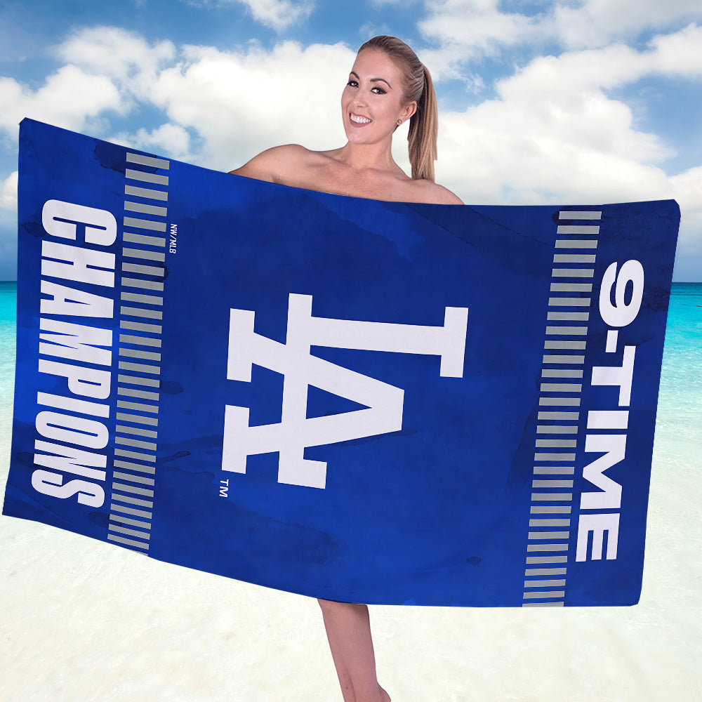 Los Angeles Dodgers World Series 2025 Rectangle Beach Towel – TANTN18892